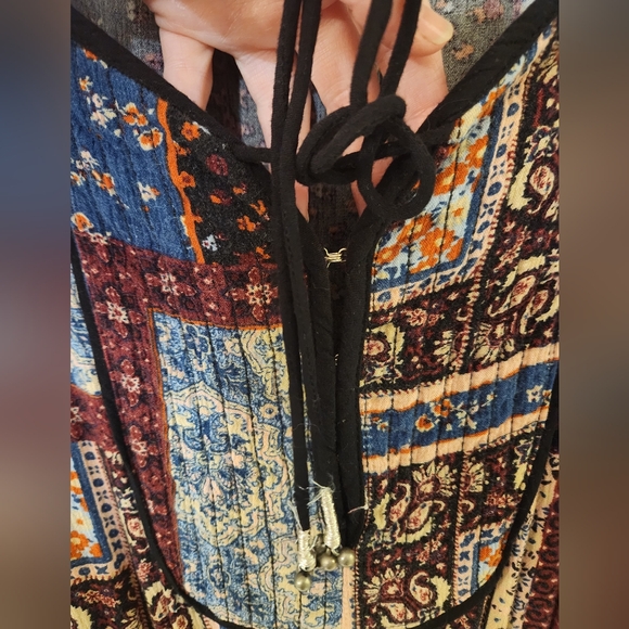 American Eagle Patchwork Paisley Maxi Dress - Picture 5 of 12